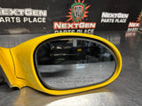 2005 PONTIAC GTO RH PASSENGER SIDE MIRROR YELLOW OEM #1269