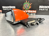 2015 FORD MUSTANG GT LH DRIVER SIDE VIEW MIRROR COMPETITION ORANGE OEM #688