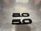 2017 FORD MUSTANG GT 5.0 FENDER EMBLEMS OEM #1079