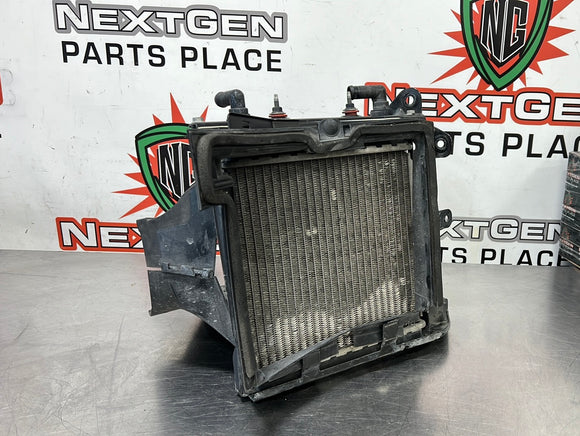2017 CAMARO SS LH DRIVER SIDE AUXILIARY COOLING RADIATOR WITH BRACKETS WHOLE ASSEMBLY OEM #346