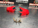 04-06 PONTIAC GTO TORRID RED ROCKER PANEL END CAPS PAIR OEM #1306