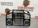 2009 FORD F250 F350 RADIO BEZEL CLIMATE CONTROL GLOSS BLK TRIM #577