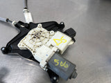 2016 FORD MUSTANG GT LH DRIVER WINDOW MOTOR REGULATOR OEM #506