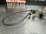 2005 C6 CORVETTE HATCH TRUNK RELEASE CABLE WITH BUTTON AND KEY OEM #1030