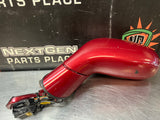 05 - 13 C6 CORVETTE DRIVER LH SIDE MIRROR CRYSTAL RED OEM #1266