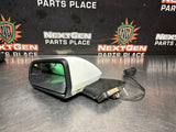 2017 FORD MUSTANG GT LH DRIVER SIDE VIEW MIRROR WHITE OEM #1127