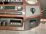 2008 FORD F250 RADIO BEZEL WOOD GRAIN 8C34-2504302-E LOADED OEM #861