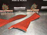 04-06 PONTIAC GTO CENTER CONSOLE TRIM PANELS RED OEM #901