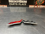 2008 C6 CORVETTE OEM FRONT BUMPER EMBLEM #1266