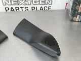 2010 FORD F350 LH RH DRIVER PASSENGER DOOR PANEL TWEETER MIRROR TRIM COVERS OEM #496