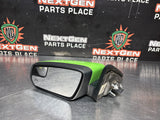 2014 FORD MUSTANG GT LH DRIVER SIDE HEATED VIEW GREEN MIRROR OEM #1291