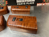 2015 FORD F350 LH & RH FRONT AND REAR DOOR WOODGRAIN WINDOW SWITCH SET OEM #1246