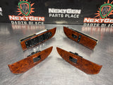 2011 CHEVY SILVERADO 2500HD CREW CAB WOOD POWER WINDOW SWITCHES OEM #1304