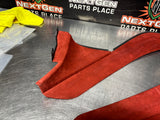 04-06 PONTIAC GTO CENTER CONSOLE TRIM PANELS RED OEM #1191