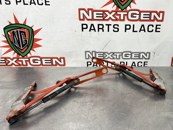 08-09 PONTIAC G8 TRUNK HINGES STRUTS ASSEMBLY IGNITION ORANGE OEM #397