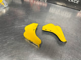 04-06 PONTIAC GTO YELLOW ROCKER PANEL END CAP PAIR OEM #1269