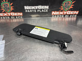 2017 FORD MUSTANG GT RH PASSENGER SIDE SUN VISOR OEM #1365