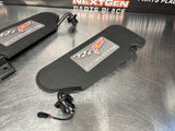 07 C6 CORVETTE SUN VISORS WITH HARDWARE OEM #1080