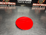 2016 FORD MUSTANG GT FUEL DOOR GAS LID TANK COVER RED OEM #815