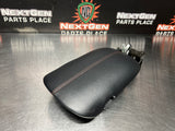 2016 MUSTANG GT/CS CENTER CONSOLE ARM REST LID RED STITCH LEATHER OEM #939