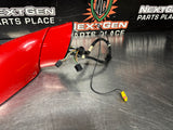 2007 C6 CORVETTE PASSENGER RH SIDE MIRROR VICTORY RED OEM #1255