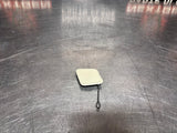 2011 CADILLAC CTS-V COUPE FRONT BUMPER TOW HOOK COVER WHITE DIAMOND OEM #1305