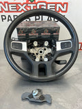 2010 DODGE RAM STEERING WHEEL BLACK OEM #332