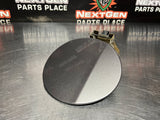 2013 FORD MUSTANG GT FUEL DOOR GAS LID TANK COVER MAGNETIC METALLIC GRAY OEM 877