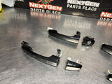 08-09 PONTIAC G8 LH RH SIDE EXTERIOR DOOR HANDLES FRONT & REAR BLCK OEM #1178