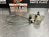 2005 C6 CORVETTE HATCH TRUNK RELEASE CABLE WITH BUTTON AND KEY OEM #1030