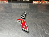2008 C6 CORVETTE OEM FRONT BUMPER EMBLEM #1266