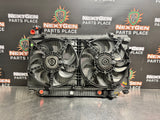 08-09 PONTIAC G8 RADIATOR FAN CONDENSERS ASSEMBLY COMBO UNIT OEM #948