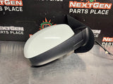 2011 GMC SIERRA 2500 6.6 RH PASSENGER SIDE MIRROR WHITE #1254