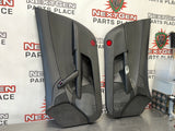 2012-2013 C6 CORVETTE OEM USED BLACK DOOR PANELS OEM #VV775