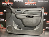 2011 GMC DENALI 2500HD RH PASSENGER FRONT LEATHER DOOR PANEL OEM #844