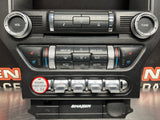 2016 FORD MUSTANG GT SHAKER 8” TOUCH RADIO FACE/CLIMATE CONTROL BEZEL OEM #939