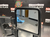 2014 FORD F350 RH PASSENGER SIDE POWER FOLD TELESCOPIC HEATED MIRROR OEM #956
