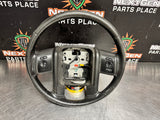 2010 FORD F350 HARLEY STEERING WHEEL BLCK OEM #949