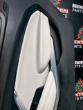 2021 CAMARO SS LH RH DOOR PANELS DOOR CARDS CERAMIC WHITE AND BLACK OEM #1556