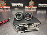 2005 PONTIAC GTO AUTO METER CARBON FIBER DUAL POD GAUGES BOOST PSI WIDEBAND 1269