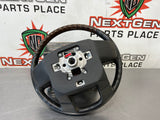 13-16 FORD F350 PLATINUM LEATHER/WOODGRAIN STEERING WHEEL OEM #507