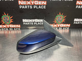 10-14 FORD MUSTANG GT RH PASSENGER SIDE VIEW MIRROR KONA BLUE OEM #968