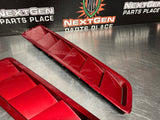 2014 FORD MUSTANG GT HOOD VENT LOUVERS PAIR RUBY RED OEM #783