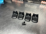 97 - 04 C5 CORVETTE SEAT TRACK TRIM COVERS FULL SET ( 4 ) OEM  10245916