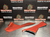 04-06 PONTIAC GTO CENTER CONSOLE TRIM PANELS RED OEM #901