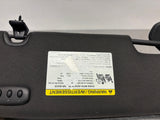 2012 FORD MUSTANG GT LH DRIVER SIDE SUN VISOR OEM #1493
