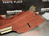 97-04 C5 CORVETTE CARGO TRUNK REAR LH CARPET FIRETHORN RED 10403333 #1425