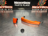 2011 CAMARO SS RIGHT FRONT PASSENGER EXTERIOR DOOR HANDLE ORANGE OEM #951
