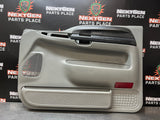 2004 FORD F250 FRONT RH PASSENGER DOOR PANEL GREY W/ CARBON FIBER OEM #944