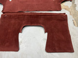 97-04 C5 CORVETTE REAR CARPET FIRETHORN RED COUPE OEM #1150